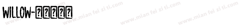 willow字体转换