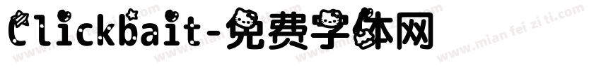 Clickbait字体转换
