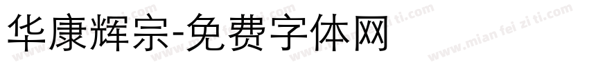 华康辉宗字体转换