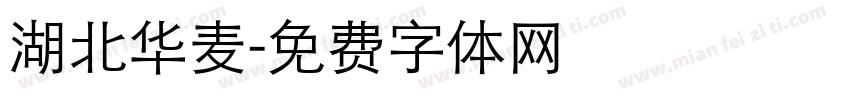 湖北华麦字体转换