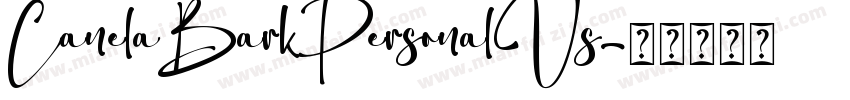 CanelaBarkPersonalUs字体转换