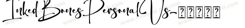 InkedBonesPersonalUs字体转换