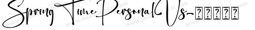 SpringTimePersonalUs字体转换