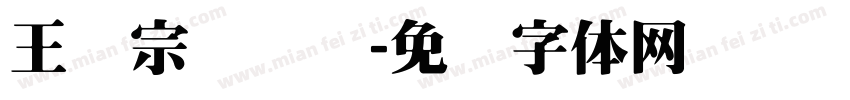 王汉宗汉综艺字体转换