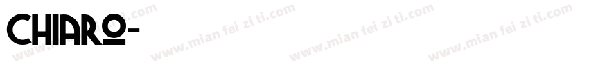 Chiaro字体转换
