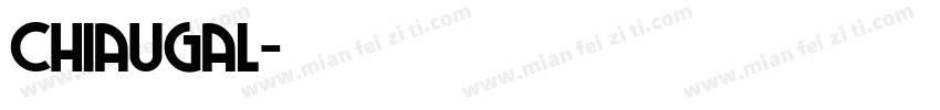 Chiaugal字体转换