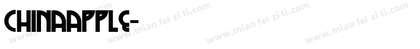 chinaapple字体转换