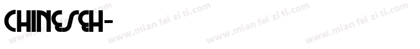 chineseh字体转换