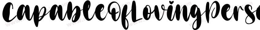 CapableOfLovingPersonalUse-z4w4字体转换