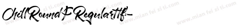 ChillRoundFRegularttf字体转换