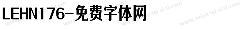 LEHN176字体转换