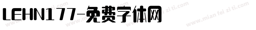 LEHN177字体转换