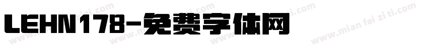 LEHN178字体转换