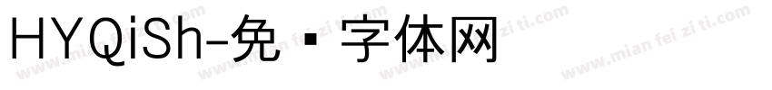 HYQiSh字体转换