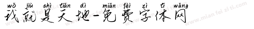 我就是天地字体转换