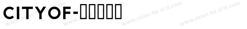 CITYOF字体转换