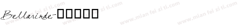 Bellarinde字体转换