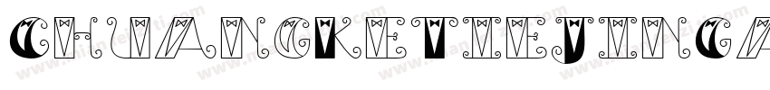 ChuangKeTieJinGangHei字体转换