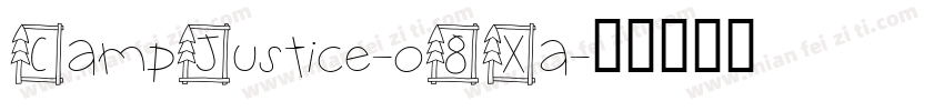 CampJustice-o8Xa字体转换