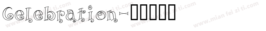 Celebration字体转换