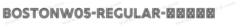 BostonW05-Regular字体转换
