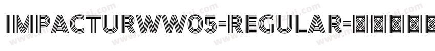 ImpactURWW05-Regular字体转换