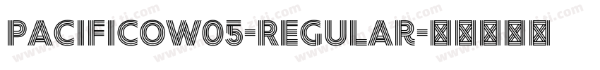 PacificoW05-Regular字体转换