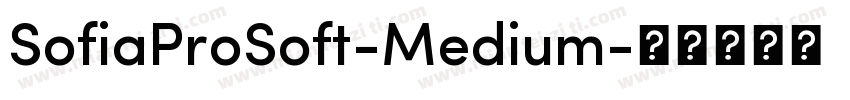 SofiaProSoft-Medium字体转换