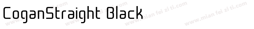 CoganStraight-Black字体转换