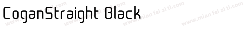 CoganStraight-Black字体转换