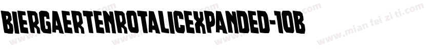 BiergaertenRotalicExpanded-1OB2字体转换