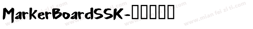 MarkerBoardSSK字体转换