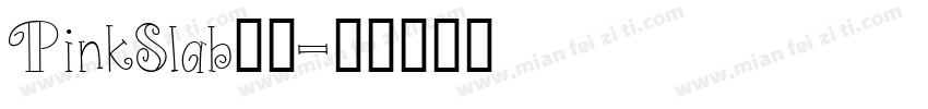 PinkSlab字体字体转换