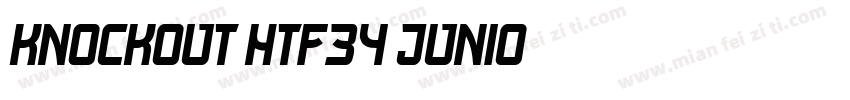 knockout-htf34-junio字体转换