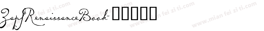 ZapfRenaissanceBook字体转换