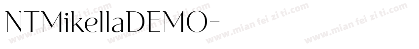 NTMikellaDEMO字体转换