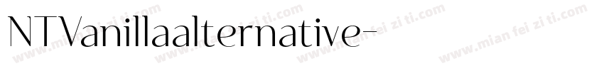 NTVanillaalternative字体转换