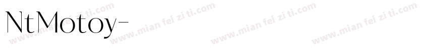 NtMotoy字体转换