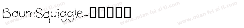 BaumSquiggle字体转换