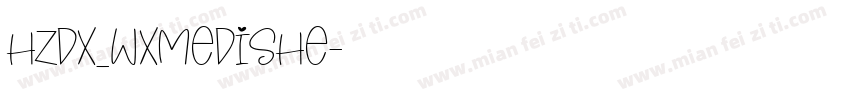 hzdx_wxmedishe字体转换