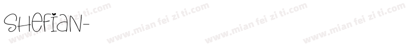 shefian字体转换