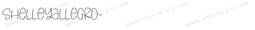 shelleyallegro字体转换