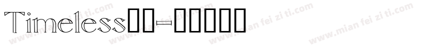 Timeless字体字体转换