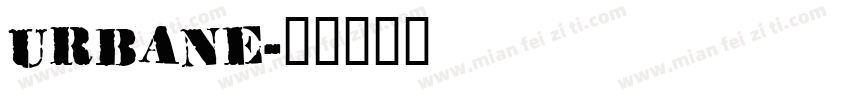 urbane字体转换