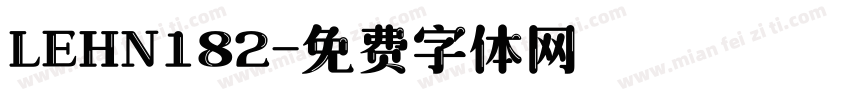 LEHN182字体转换