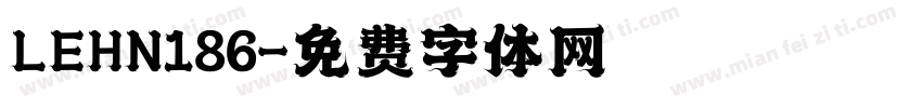 LEHN186字体转换