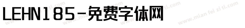 LEHN185字体转换