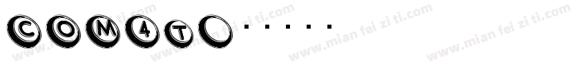 COM4t字体转换