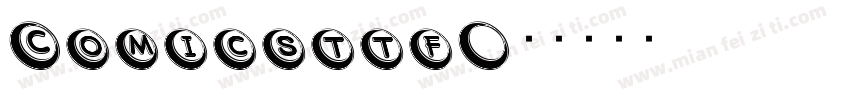 Comicsttf字体转换