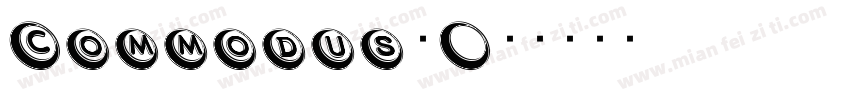 Commodus载字体转换